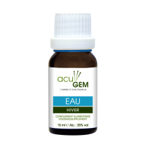 Acu-Gem Eau Hiver 15ml Alphagem, soutient vos organes énergétiques que sont le rein et la vessie.
