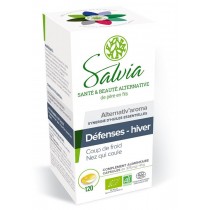 Alternativ'aroma Défenses hiver 120 caps Salvia nutrition, coups de froid, nez qui coule, frissons…