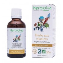 Teinture mère Herbe aux Chantres – Extinction de voix, toux et enrouement – Phytothérapie Herbiolys Finistère