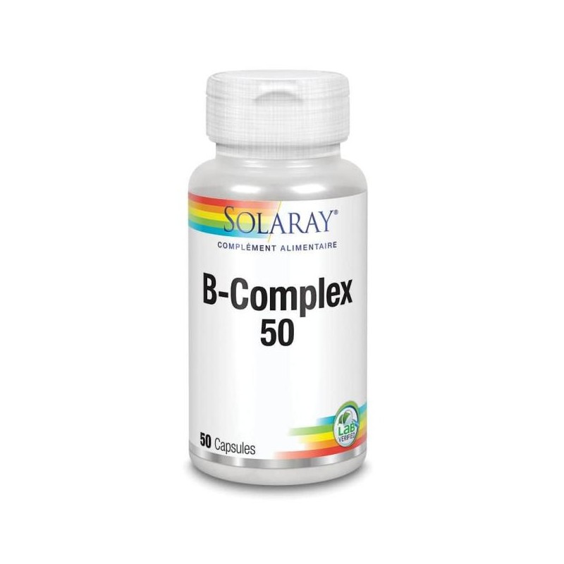 B-Complex 50, les vitamines B participent activement au fonctionnement correct de notre organisme