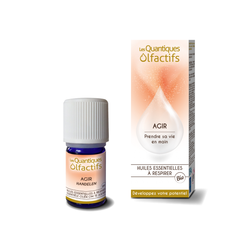 Quantique olfactif Agir - Prendre sa vie en main Deva, soutient la prise de décision et la capacité à entreprendre.