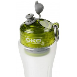 Gourde OKO ultra filtrante vert 650ml –  Filtre chlore, microplastiques, virus, parasites – Gourdes et filtres OKO Finistère