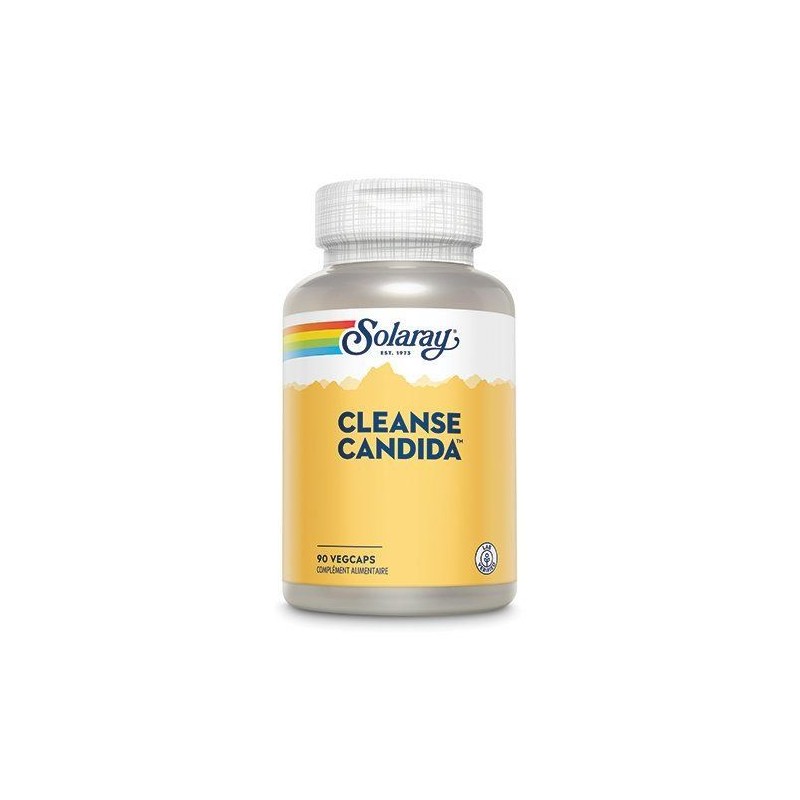 Complément Alimentaire Cleanse Candida Solaray en 90 capsules