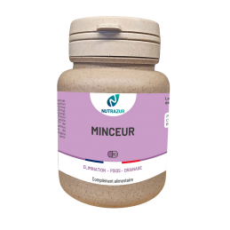 Minceur 60 gélules de Nutrazur : Anti cellulite, rétention d'eau, peau congestionnée, brûleur de graisse...