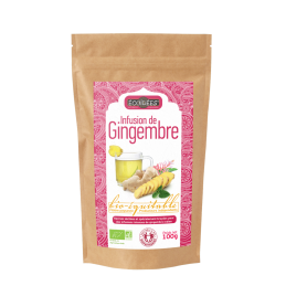 Infusion de Gingembre Racines Séchées 100g Ecoidées Allié en toutes saison