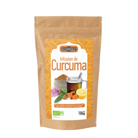 Infusion de curcuma 150g Ecoidées anti inflammatoire, curcumine