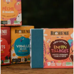 Mini-coffret Enfantillages –infusions parfaites pour le goûter – Gamme Biohême Bretagne