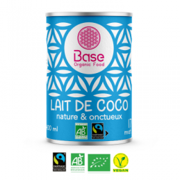 Lait de Coco nature - Base Organic Food - Vegan & Bio - Bretagne Finistère