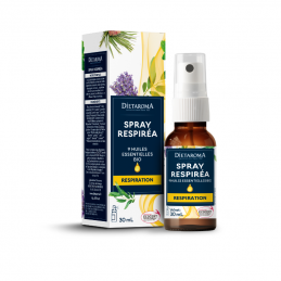 Spray Respiréa de Diétaroma contribue à dégager les voies respiratoires