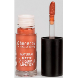 Rouge à lèvres liquide mat – Coral Kiss – Beauté Naturelle Benecos