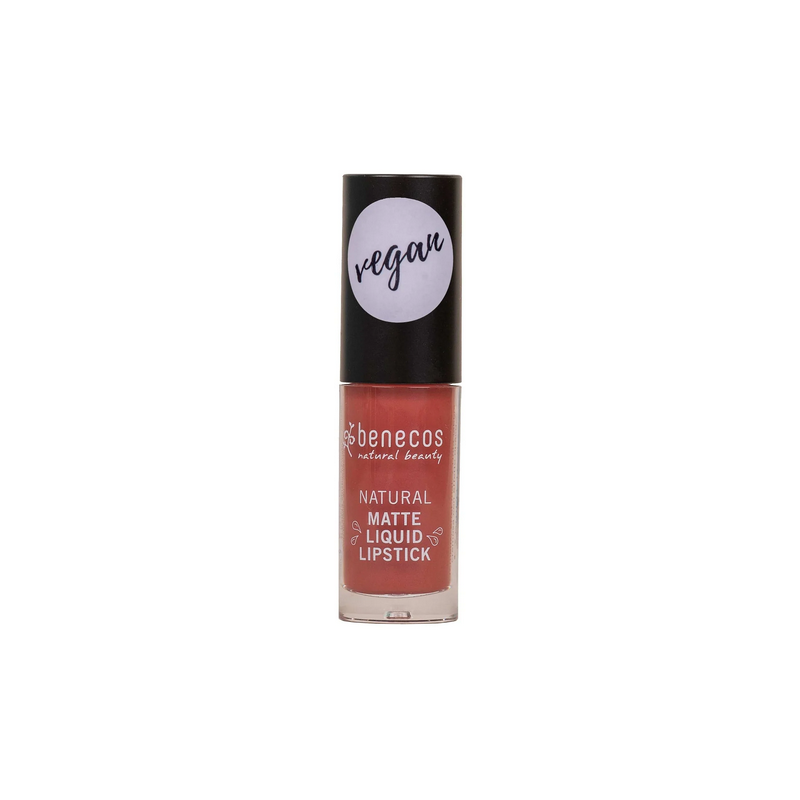 Rouge à lèvres liquide mat – Rosewood Romance – Beauté Naturelle Benecos - Sans transfert, longue tenue