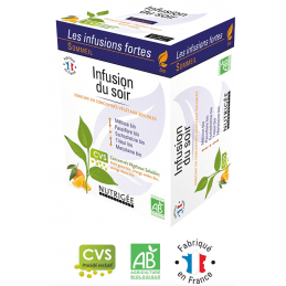 Infusion du Soir Nutrigée – Sommeil naturel et réparateur - Infusions Nutrigée Bretagne