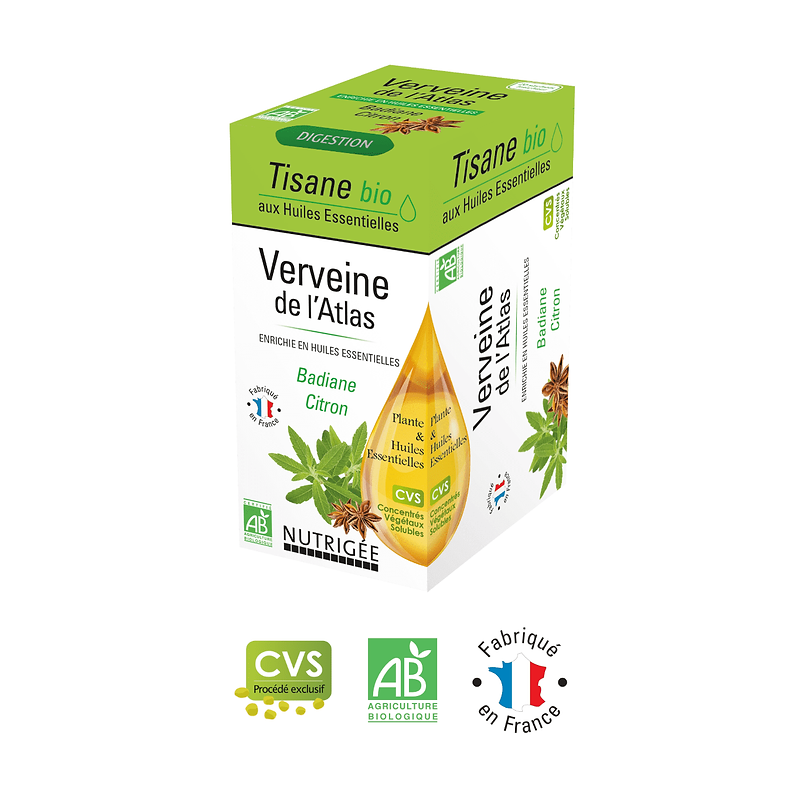 Tisane Verveine de l'Atlas Nutrigée – Digestion - Tisanes Nutrigée Bretagne