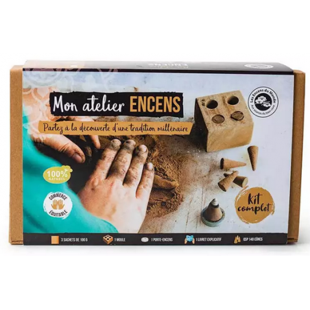 Coffret mon atelier encens DIY – Tradition millénaire – Aromandise Finistère