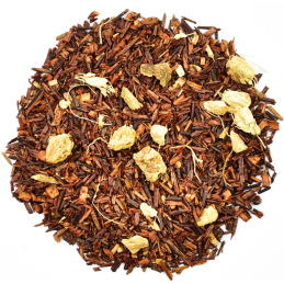 Un parfum d’évasion se dégage de cette infusion fruitée et douce, élaborée sur une base de rooibos.
