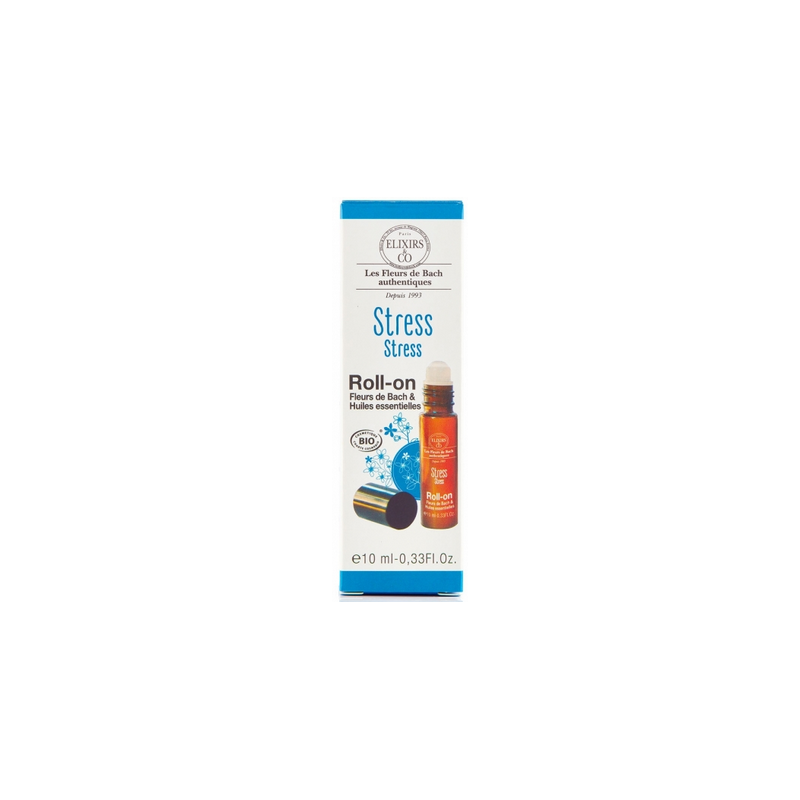 Roll-on Stress 10ml – Fleurs de Bach - Gamme Elixirs & Co Bretagne