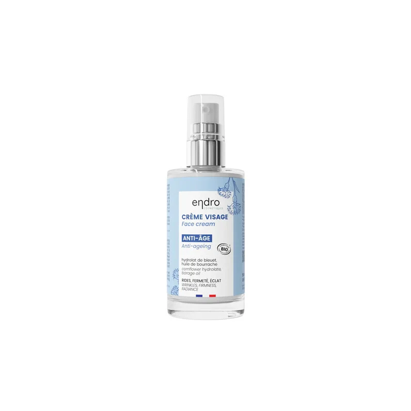 Crème Anti-âge Visage 50ml – Anti-rides -  Endro Cosmétiques Bretagne