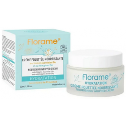 Crème fouettée Nourrissante Florame –  Soin hydratant et Redynamisant  – Cosmétiques Bio Florame