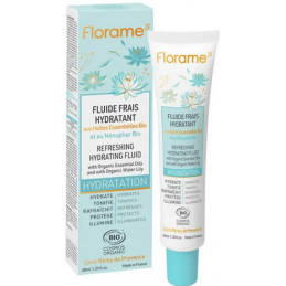 Fluide Frais Hydratant Florame –  Soin Peaux Normales à Mixtes – Cosmétiques Bio Florame