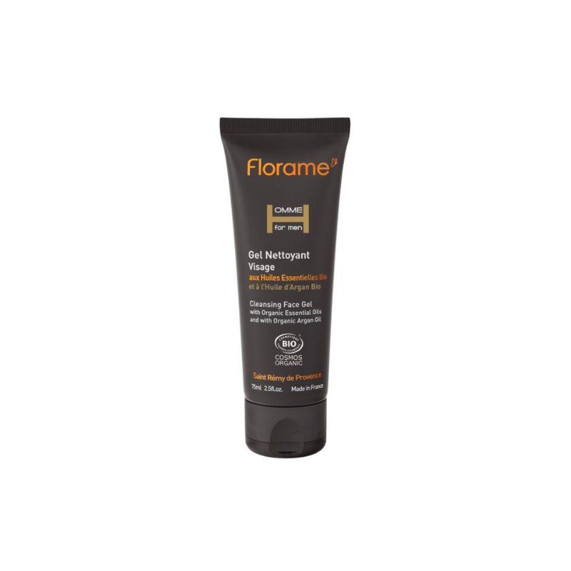 Gel Nettoyant Florame – Soin visage homme – Cosmétiques Bio Florame