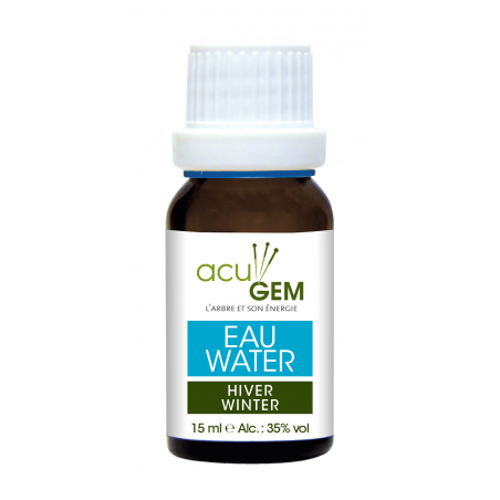Acu-Gem Eau Hiver 15ml Alphagem, soutient vos organes énergétiques que sont le rein et la vessie.