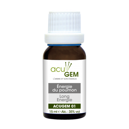AcuGem n°01 poumon 15ml – Énergie du poumon - Gemmothérapie Alphagem