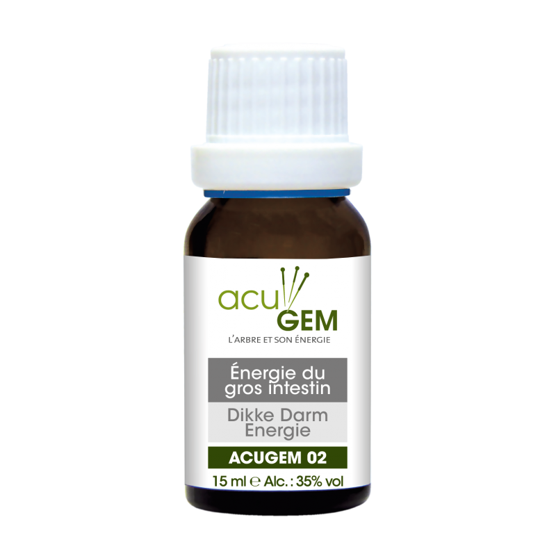 AcuGem n°02 Gros intestin 15ml – Energie Gros intestin - Gemmothérapie Alphagem