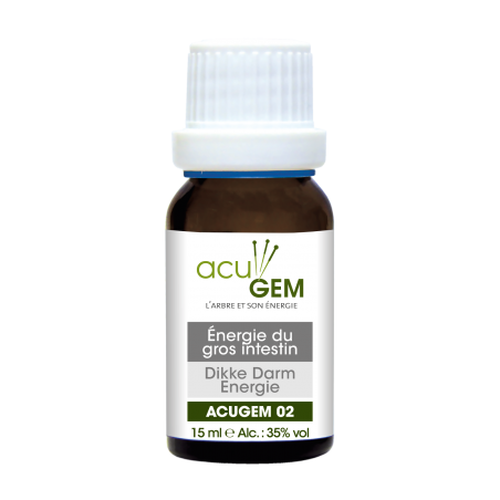 AcuGem n°02 Gros intestin 15ml – Energie Gros intestin - Gemmothérapie Alphagem