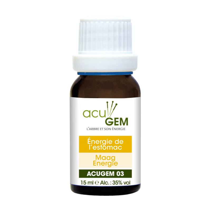 AcuGem n°03 Estomac 15ml – Énergie de l'estomac - Gemmothérapie Alphagem
