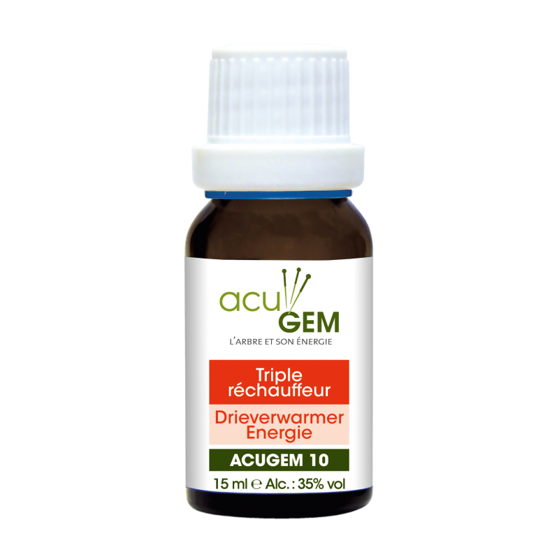 AcuGem n°10 triple réchauffeur 15ml – Énergie du triple réchauffeur - Gemmothérapie Alphagem