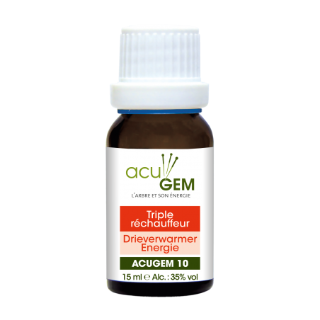 AcuGem n°10 triple réchauffeur 15ml – Énergie du triple réchauffeur - Gemmothérapie Alphagem
