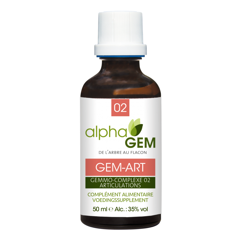 Alphagem n°02 Gem-Art 50ml – Articulations - Gemmothérapie Alphagem