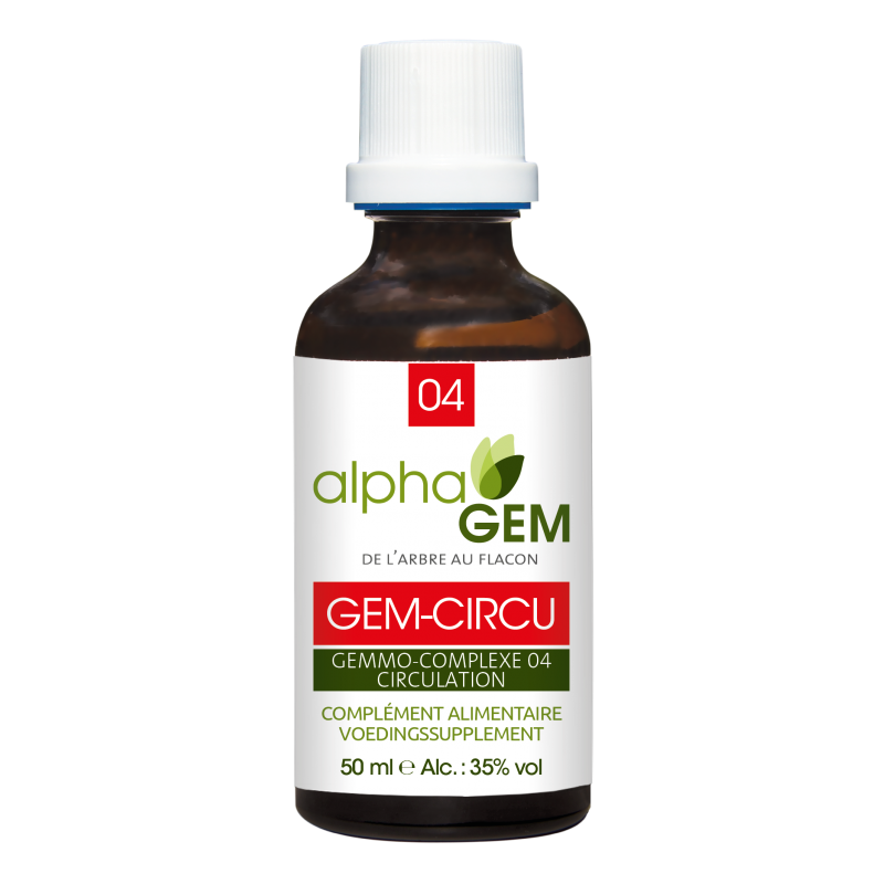Gem-Circu 50ml – Complexe n°04 Cholestérol - Gemmo Alphagem Finistère