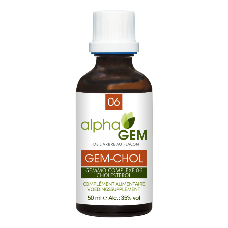 Gem-Chol 50ml – Complexe n°06 Cholestérol - Gemmo Alphagem Finistère