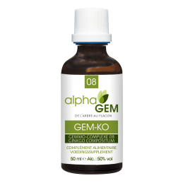 Gem-KO 50ml – Complexe n°08 Fonction Cognitive - Gemmo Alphagem Finistère