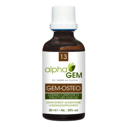 Gem-Osteo 50ml Structure Osseuse – Complexe n°13 Sphère Osteo-Articulaire - Gemmo Alphagem Finistère