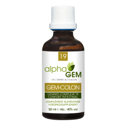 Alphagem n°19 Gem-Colon 50ml – Confort intestinal – Complexe Gemmothérapie Alphagem Finistère