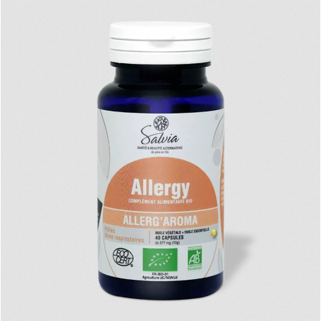 Allerg'aroma 40caps – Allergies printanières - Compléments alimentaires Salvia nutrition