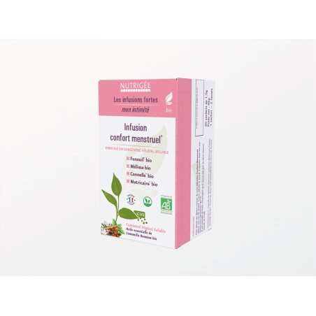 Infusion Confort Menstruel Nutrigée – Mon intimité - Tisanes Nutrigée Bretagne