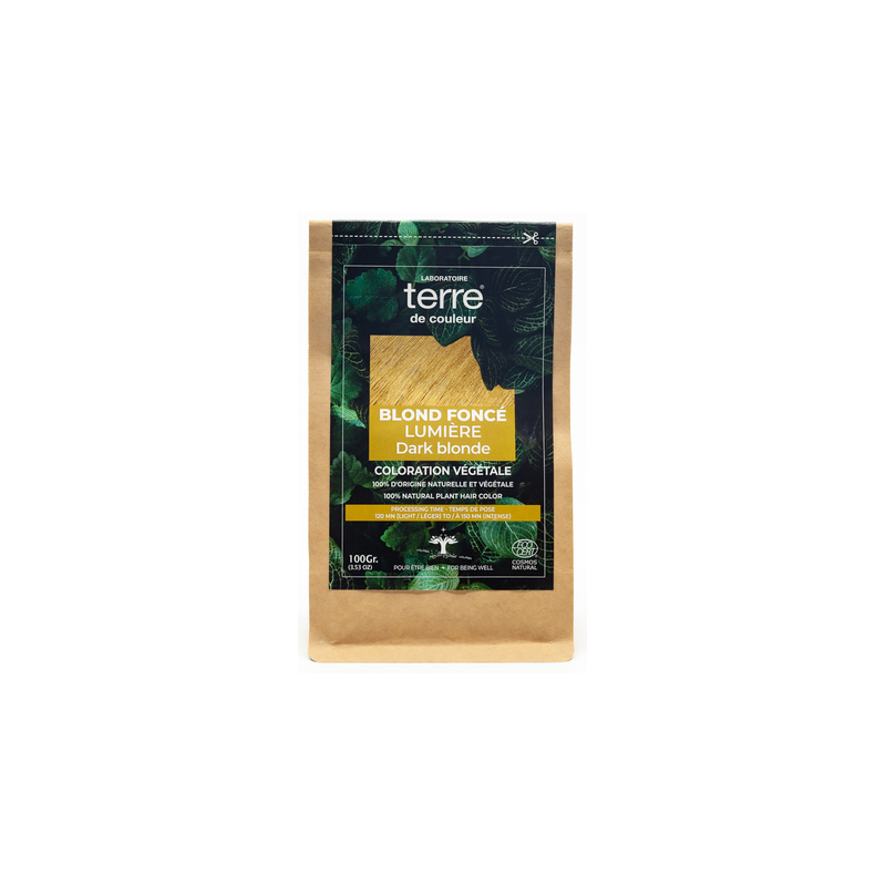 Coloration végétale blond foncé lumière – Plantes tinctoriales -  Laboratoire Terre de couleur