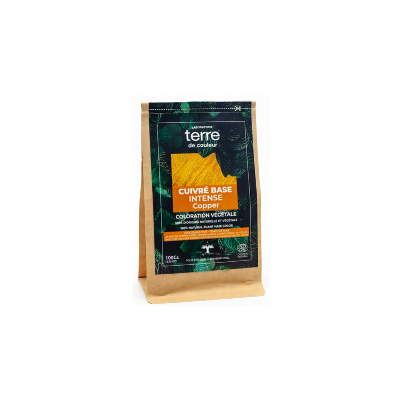 Coloration végétale Cuivré base intense – Plantes tinctoriales -  Laboratoire Terre de couleur