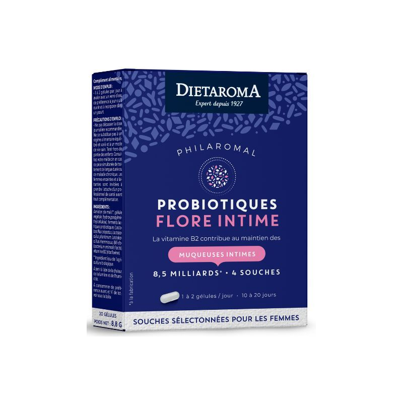 Philaromal Flore Intime – Microbiotiques pour l'équilibre intime - Diétaroma Bretagne