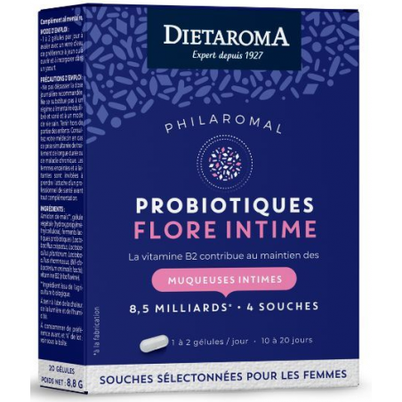 Philaromal Flore Intime – Microbiotiques pour l'équilibre intime - Diétaroma Bretagne