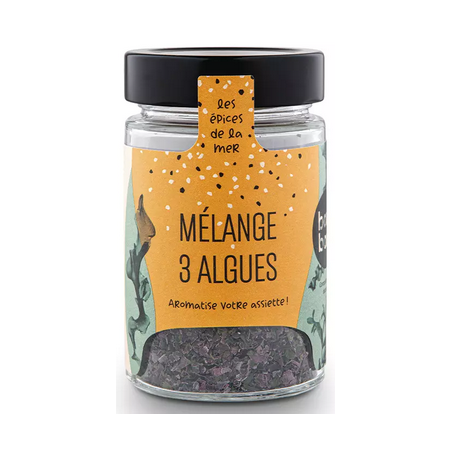 Mélange 3 algues – Dulse, Laitue de mer, Nori –  Bord à bord