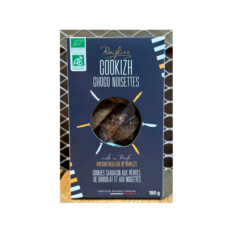 Cookizh Choco-noisettes – Cookies chocolat noisettes sarrasin –  Breizhine, Bretagne