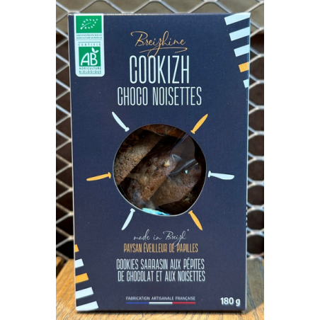 Cookizh Choco-noisettes – Cookies chocolat noisettes sarrasin –  Breizhine, Bretagne