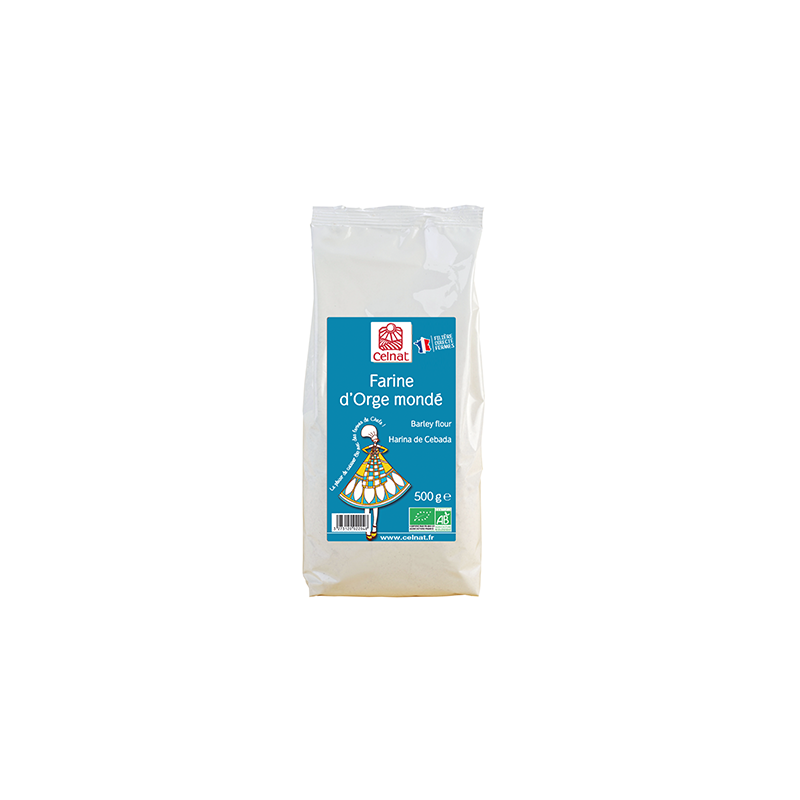 Farine d'Orge mondé 500g – Pâtisserie – Celnat Finistère