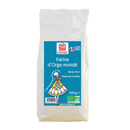 Farine d'Orge mondé 500g – Pâtisserie – Celnat Finistère