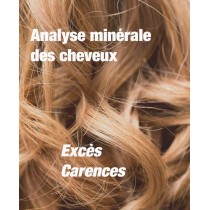 Une analyse de cheveux permet de réaliser un bilan minéral