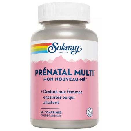 Prénatal Multi Mon nouveau-né – Femmes enceintes ou allaitantes - Compléments alimentaires Solaray